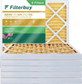 Filterbuy 12x12x2 MERV 11 Pleated HVAC AC Furnace Air Filters (6-Pack)
