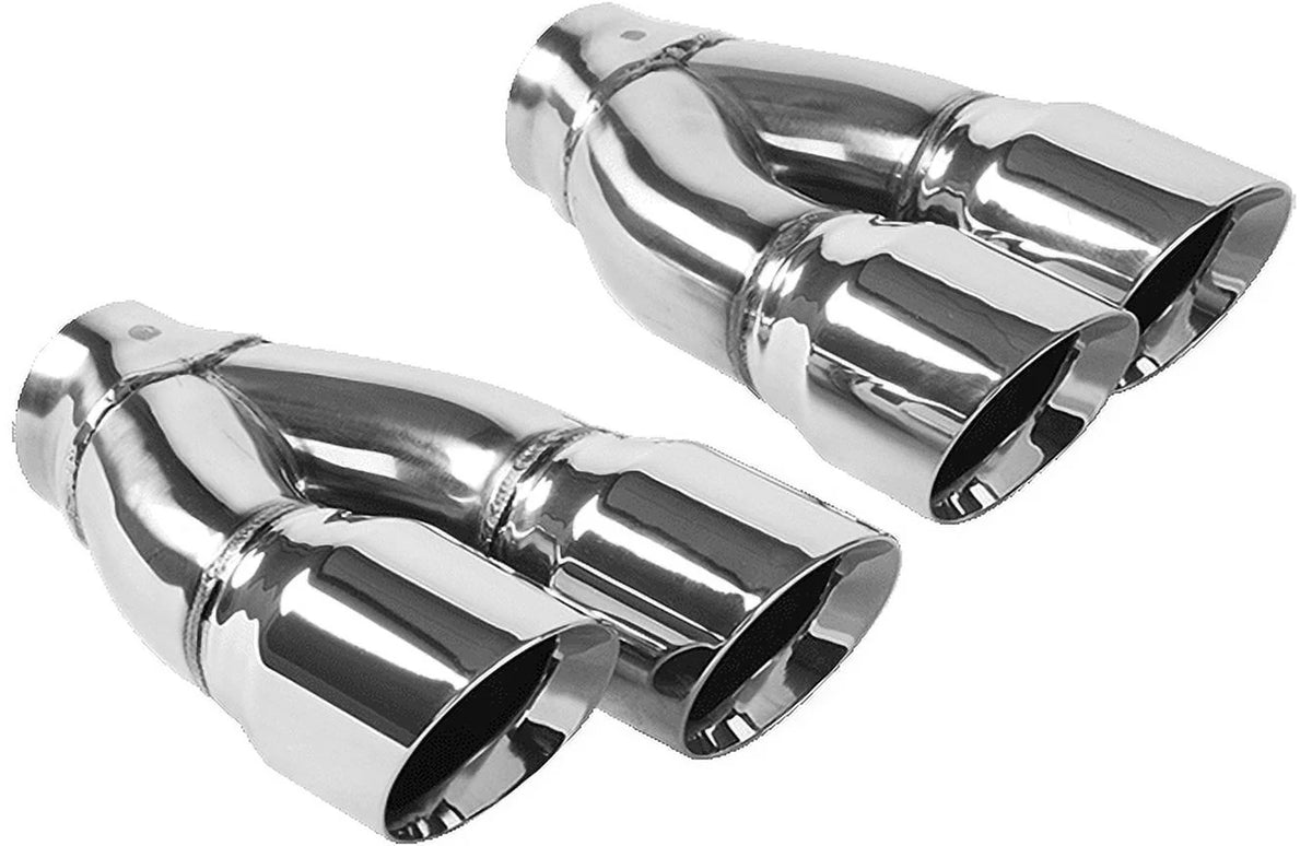 MagnaFlow 2-1/4 Inch Inlet Round Exhaust Tip Set