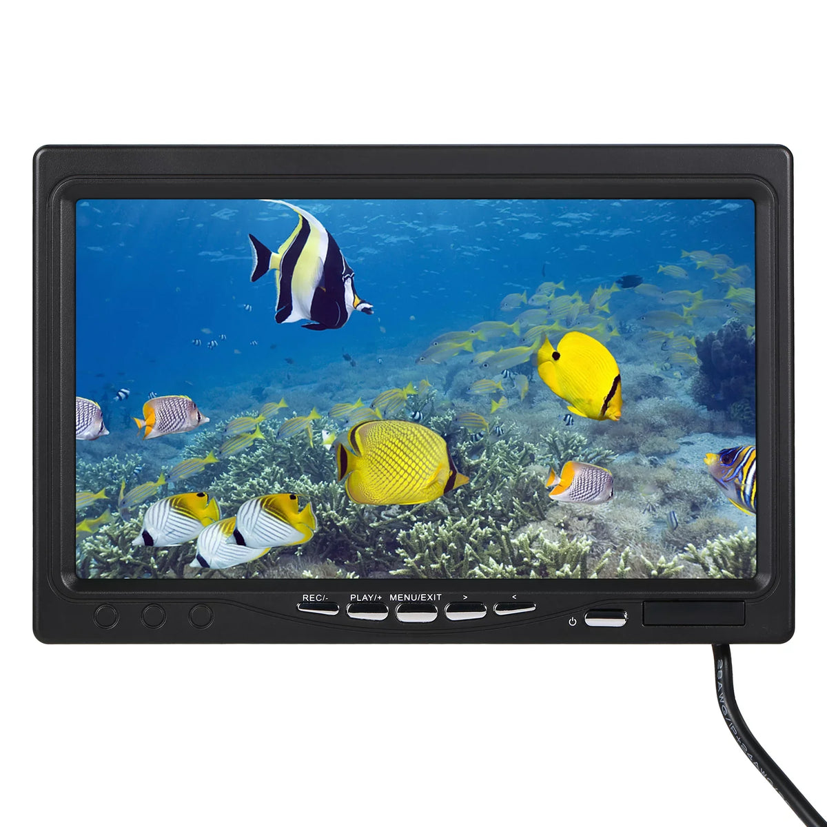 moobody Underwater Fishing Camera Fish Finder with 12LEDs 7Inch/9Inch LCD Display 15M/30M/50M Cable IP68 Waterproof for Sea Lake ship Ice Fishing