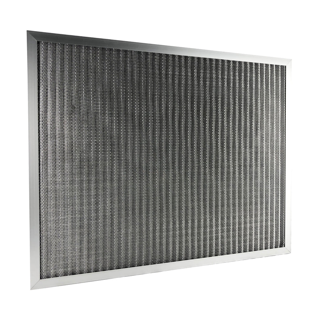 Aulnay Aluminum Electrostatic Air Filter (18" x 24" x1"), Furnace Central AC Filter, Washable Metal HVAC Air Filter