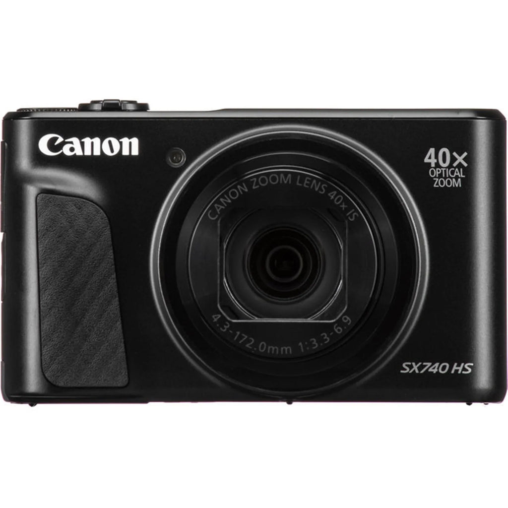 PowerShot SX740 HS 20.3MP Digital Camera Black with 64GB Memory card