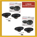 Pioneer TS-A683R 4 Way 350 Watt Max Power Coaxial Vehicle Speakers Pack of 2