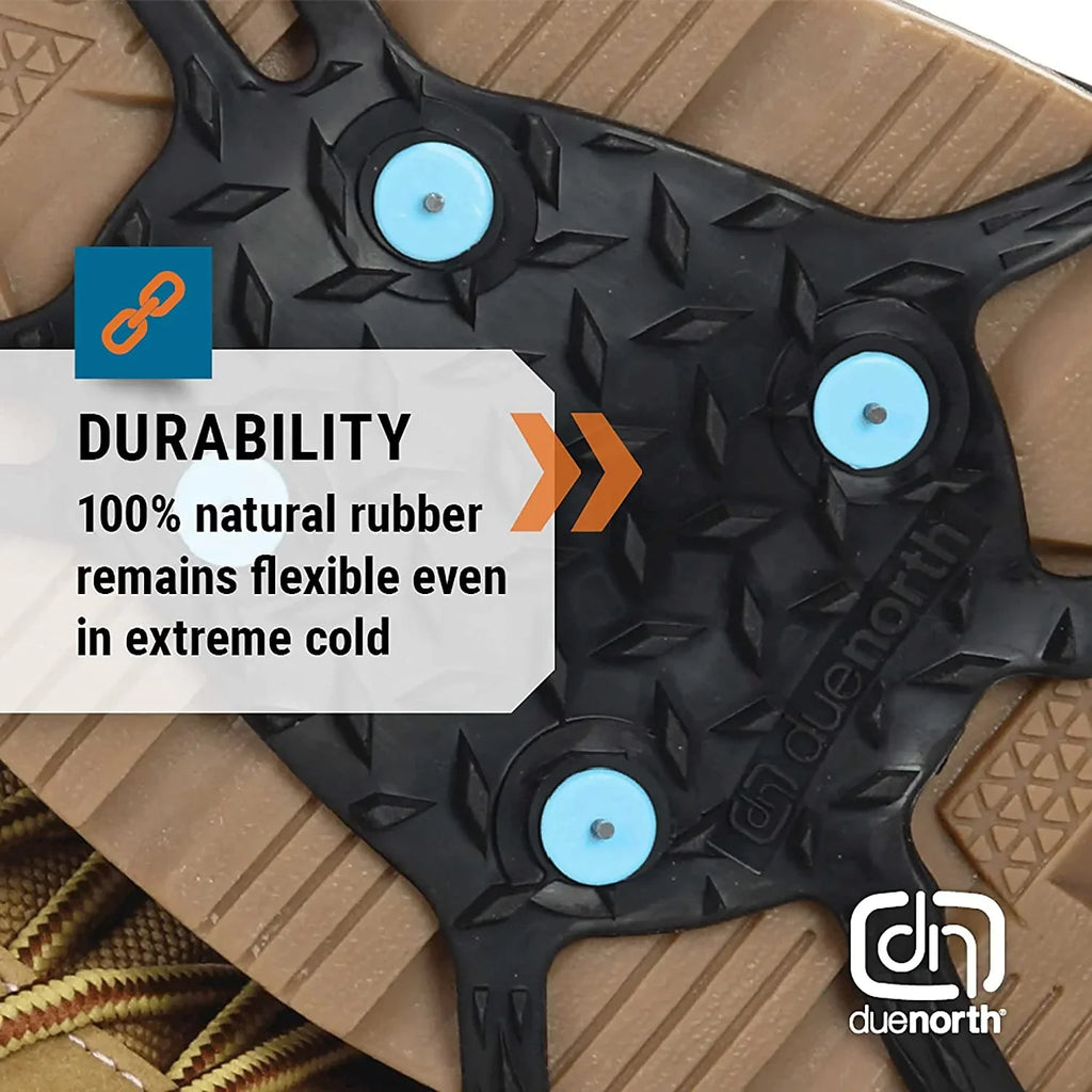 Due North Everyday Pro Traction Aids Size Small Medium w/Tungsten Carbide Spikes