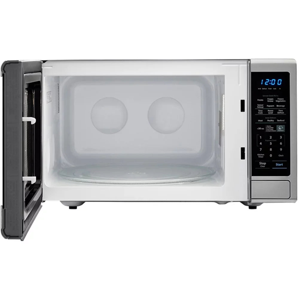 Ft, 1100 W - Black, Stainless Steel. Sharp Carousel SMC1843CM Microwave Oven Freestanding 1.8 cu