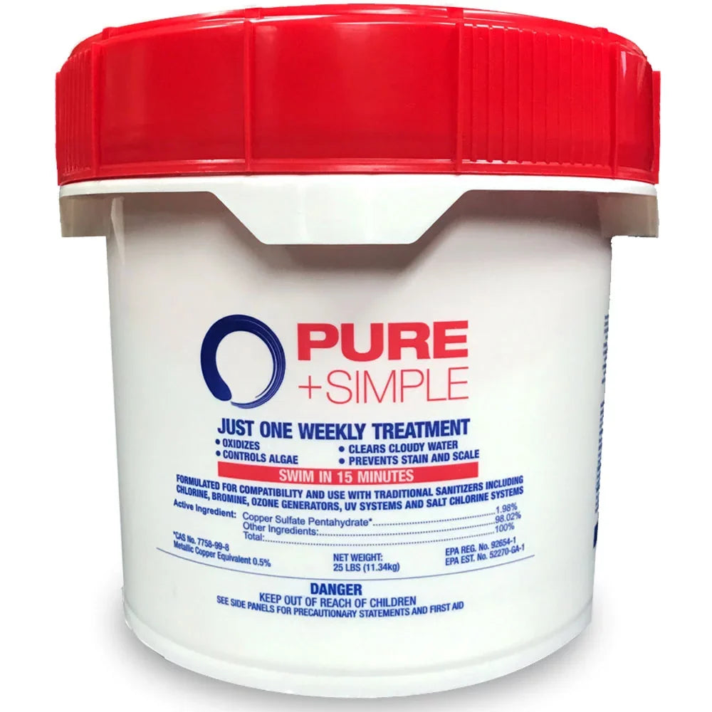 Pure + Simple Weekly moisture Care for Swimming Pools - 10 LB Pail