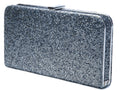 Lady Couture Glitz Rectangle Glitter Bag, Silver