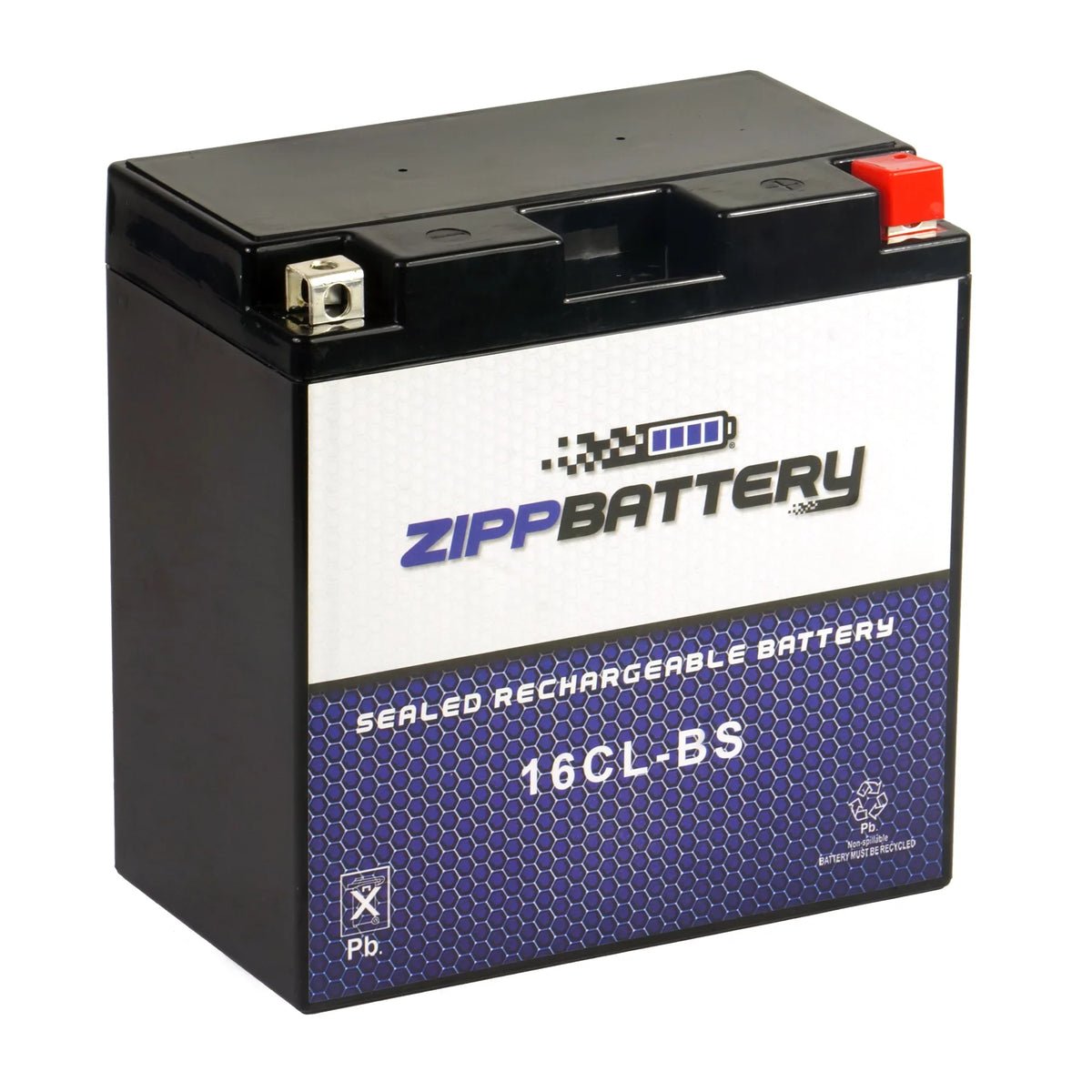 Zipp Battery Yb16cl-bs Jet Ski Battery for Kawasaki Jf650 Ts Cc 89-'96, Jf650 X2 650cc 86-'95