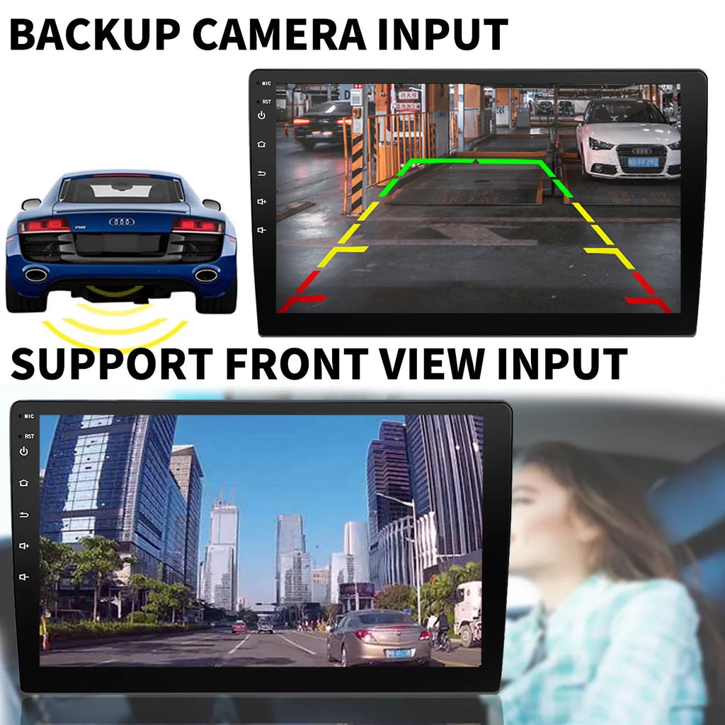 Binize Double Din Car Stereo appropriate with  CarPlay&Android Auto 9 Inch Android 10 Touchscreen Car Radio with Backup camera, Bluetooth,SW control, GPS Navigation