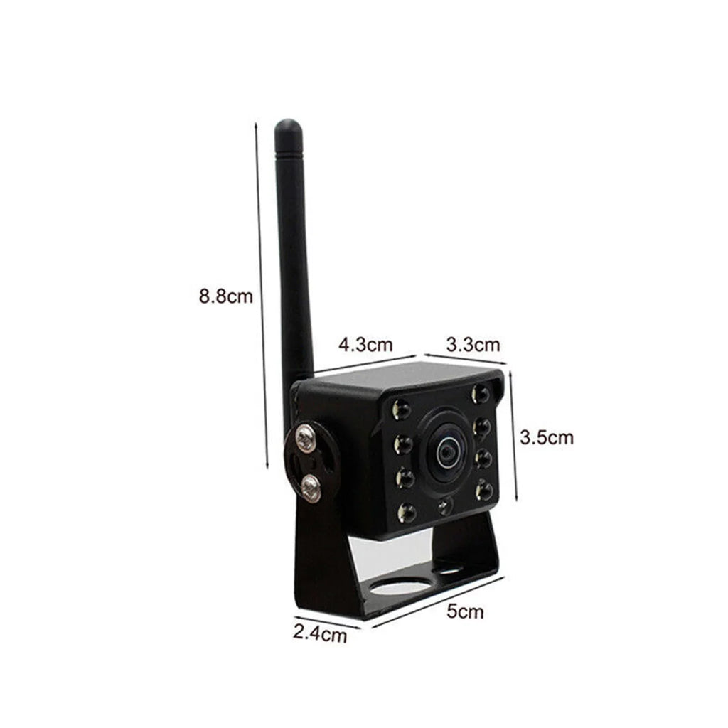 Gecheer WiFi Wireless Car Rear View Camera Truck Bus ~36V Automobile LED Reverse Night Vision Backup Camera, IP67 Waterpr"