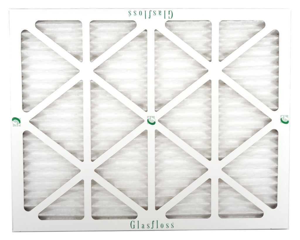 Glasfloss 15x25x1 - MERV 10 -Qty:6 - Furnace Air Filter - Made in USA (Actual Size: 14.5 x 24.5x7/8 inch)