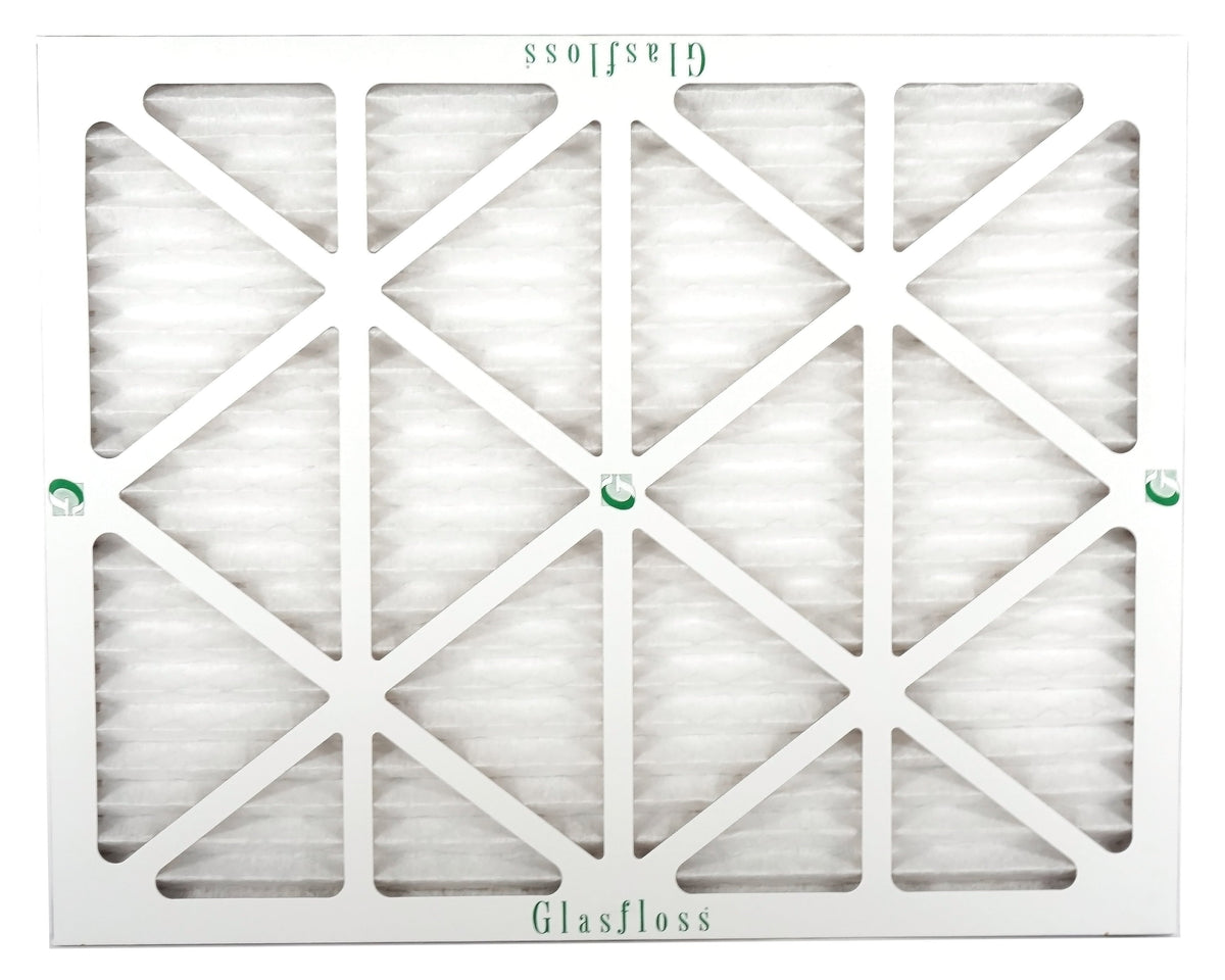 Glasfloss 15x25x1 - MERV 10 -Qty:6 - Furnace Air Filter - Made in USA (Actual Size: 14.5 x 24.5x7/8 inch)