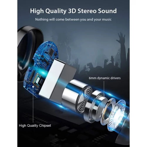 Wireless TWS Headphones for  Galaxy A12 A32 A42 A52 A72 5G Phones - Earbuds Earphones True Wireless Stereo Headset Hands-free Mic V9Z suitable With Galaxy A12 A32 A42 A52 A72 5G Models