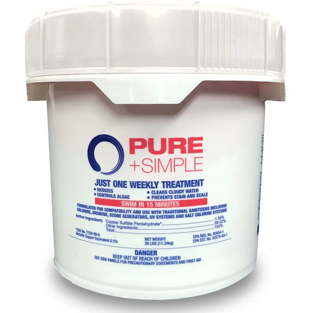 Pure + Simple Weekly moisture Care for Swimming Pools - 10 LB Pail