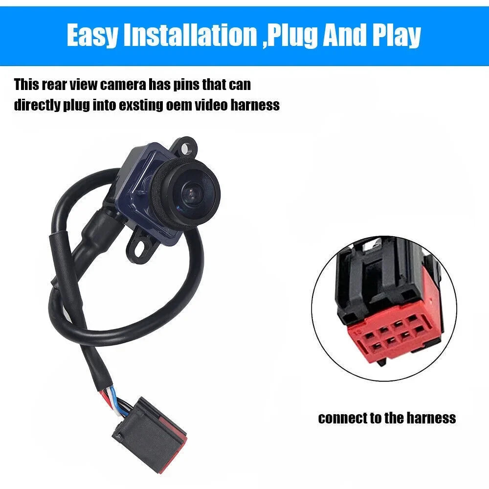 JLLOM Rear View Camera 68417057AA - Improve Your Visibility - suitable with RAM PROMASTER 1500 2500 3500 (2018-2021)