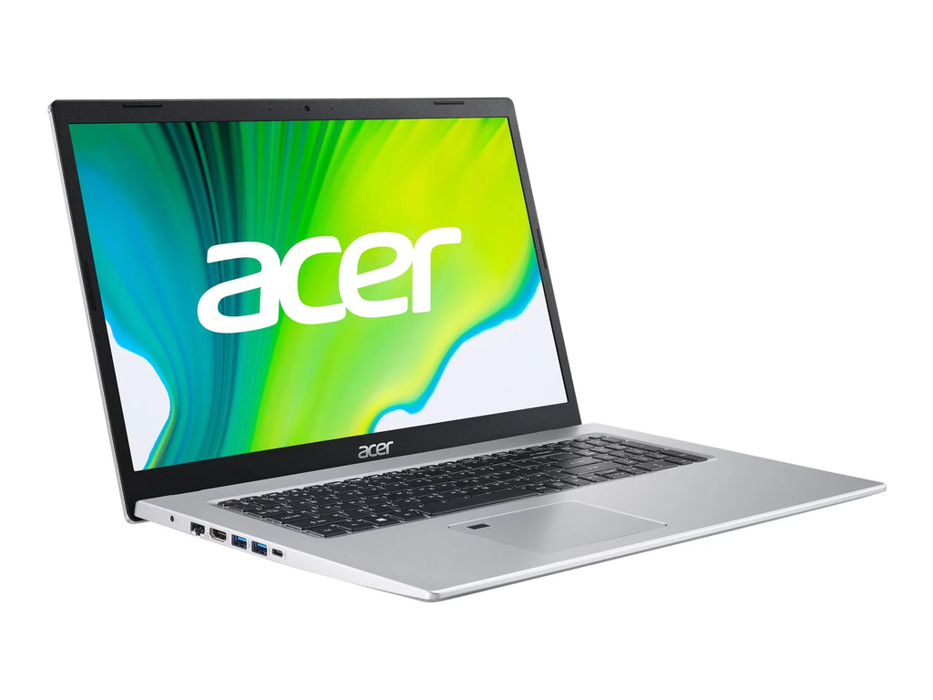 Aspire 5 A517-52-59SV -  Core i5 - 1135G7 - Win 10 Home 64-bit -  Iris Xe Graphics - 8 GB RAM - 512 GB SSD QLC - 17.3" IPS 1920 x 1080 (Full HD) - Wi-Fi 6 - pure silver - kbd: US Intl