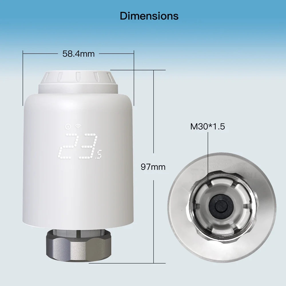 Thermostat,Temperature matching Wifi Valves suitable With Dazzduo Temperature Temperature Valves App Dsfen Pristin App Buzhi Dazzduo Buzhi Valves appropriate App