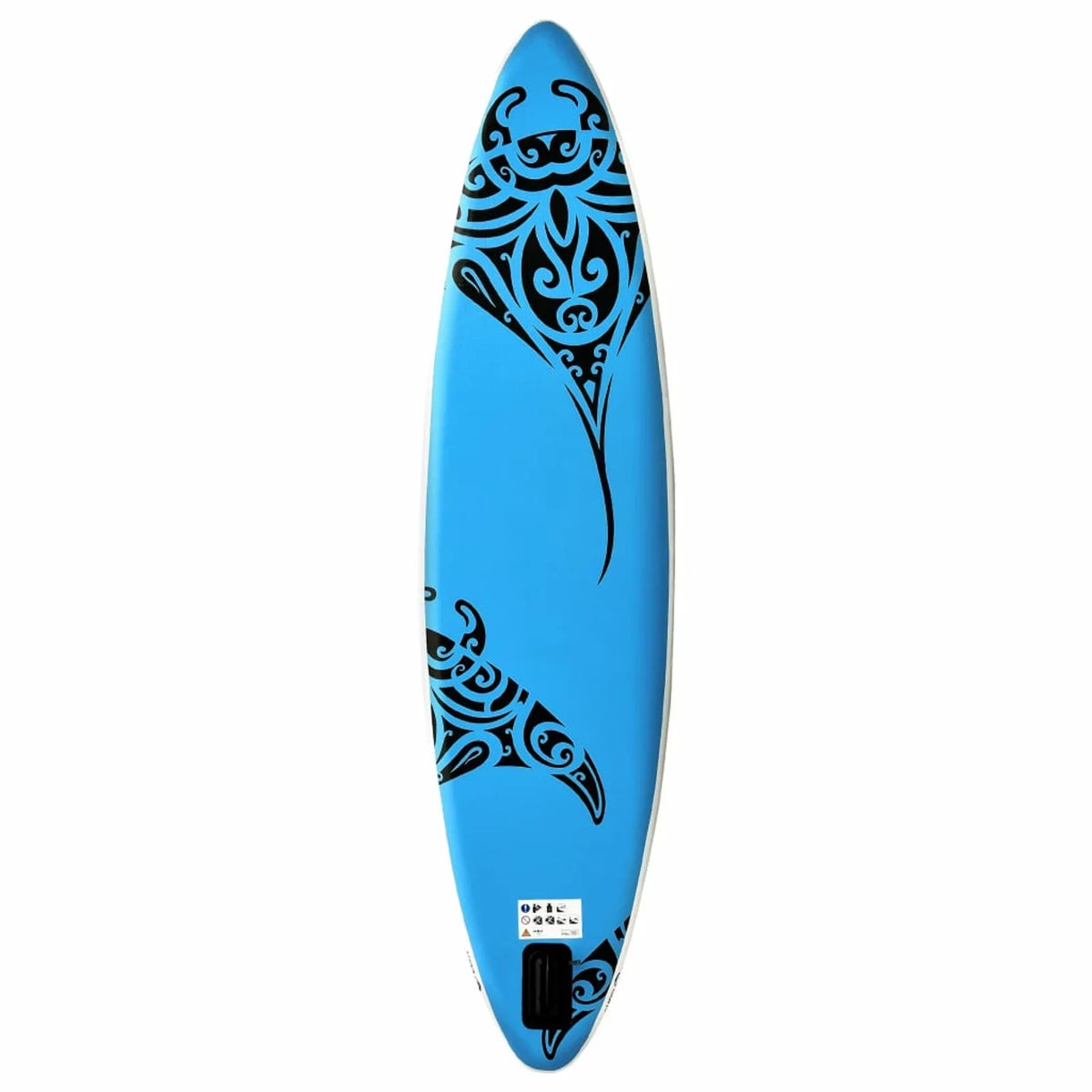 Inflatable Paddleboard Set 144.1"x29.9"x5.9" Blue