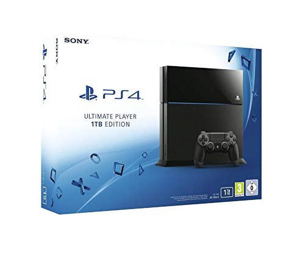 Restored Walmart Premium  Playstation PS4 500GB Black Console (Refurbished)