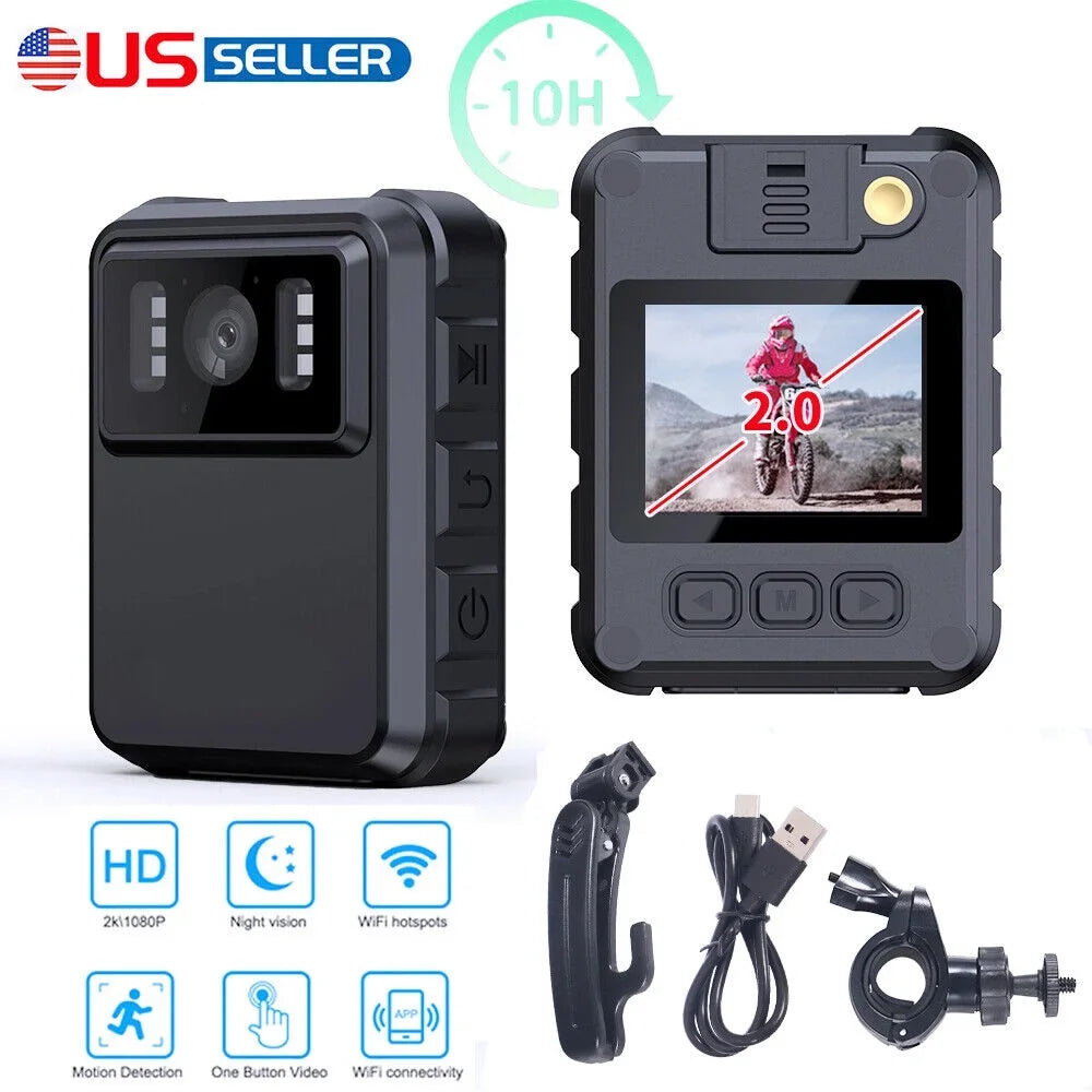 Jahy2Tech Full Colour 2" LCD Screen Black WiFi Action Helmet Cam 1080P HD 300W Camcorder IP67 Waterproof Support 128G Memory Loop Record