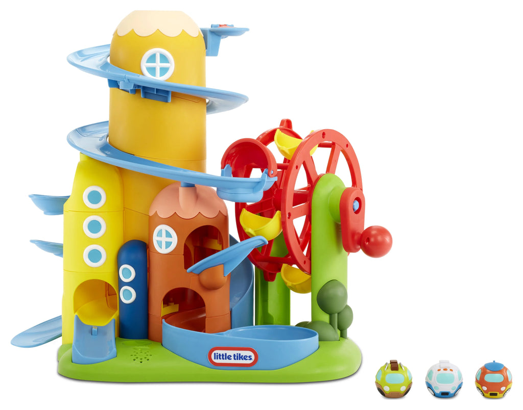Little Tikes Learn & Play Roll Arounds Turnin' Town, Toy Cars and Playset for Toddlers Ages 18 Months and Up