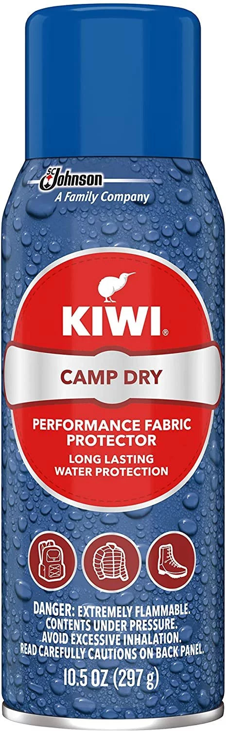 Kiwi Camp Dry liquid Repellent Performance Fabric Protector, 10.5 oz 3 Pack