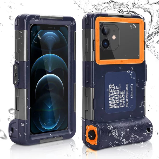 UrbanX Professional [15m/50ft] Swimming Diving Surfing Snorkeling Photo Video Waterproof Protective Case Underwater Housing for  Eluga A2 And all Phones Up to 6.9 Inch LCD with Lanyard