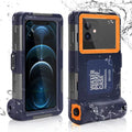 UrbanX Professional [15m/50ft] Swimming Diving Surfing Snorkeling Photo Video Waterproof Protective Case Underwater Housing for  Xperia X Performance And all Phones Up to 6.9 Inch LCD with Lanyard