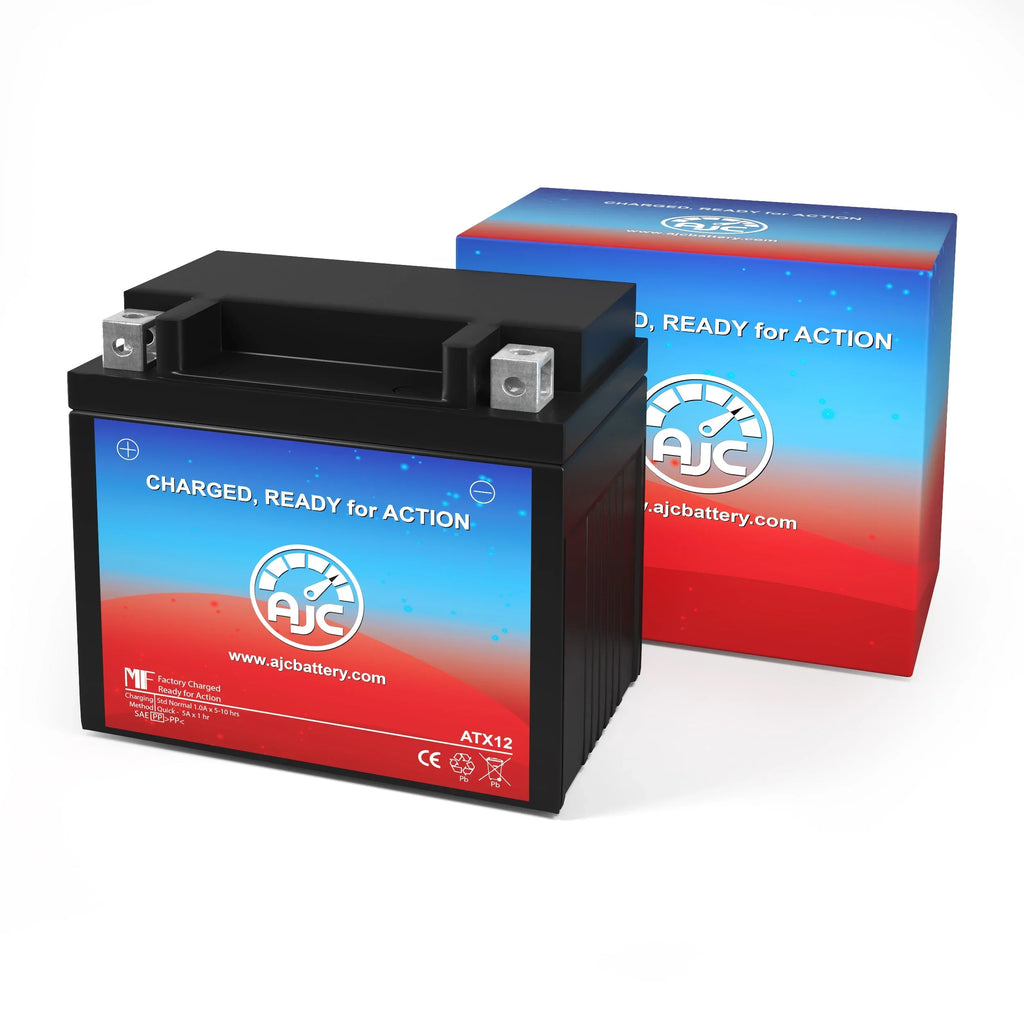 AJC Battery suitable with Honda TRX250TM FourTrax Recon 250CC ATV Replacement Battery (1997-2019)
