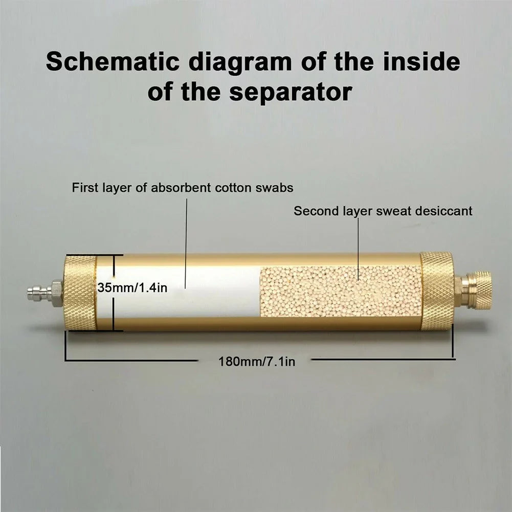 30Mpa 4500PSI PCP Compressor Oil aqua Separator High Pressure Air Pump Filter