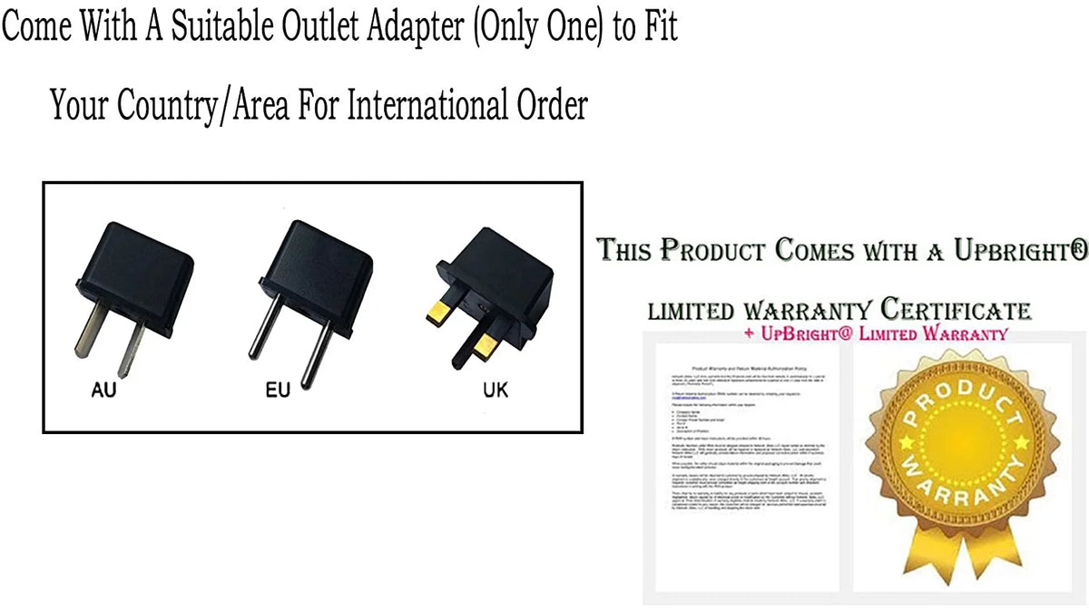 UPBRIGHT NEW 5V Adapter For  Model: IdeaPad 100s 100S-11IBY 100S-111BY YD0029S3 YDN0B5916006 11.6in Notebook/Laptop 5VDC Power Supply Cord Battery Charger