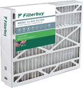 Filterbuy 20x25.25x3.5 MERV 13 Pleated HVAC AC Furnace Air Filters for Aprilaire Space-Gard 102/2120 (1-Pack)