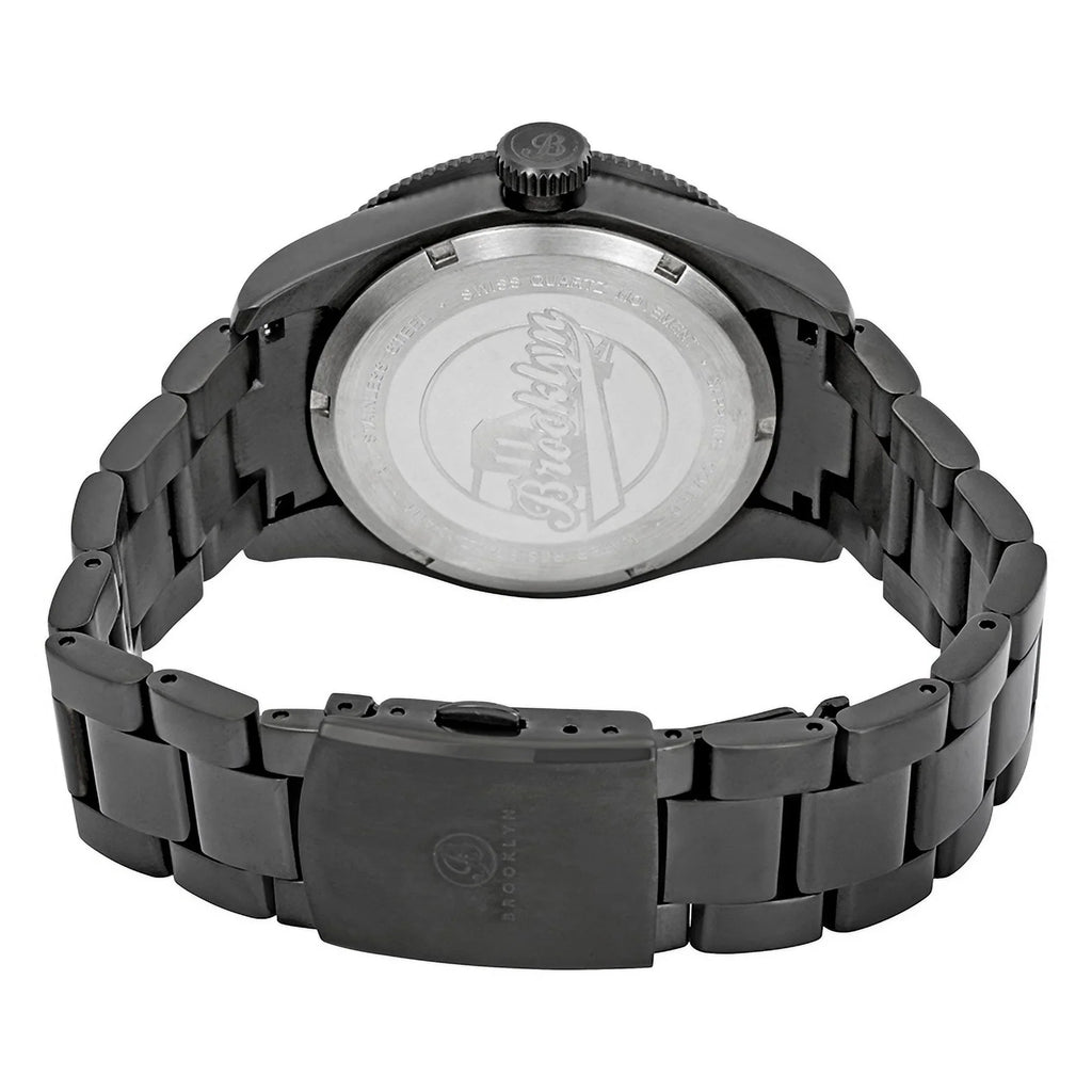 Black Eyed Pea Green Dial Men's Watch 306-D-88-BB-BLK. Brooklyn Watch Co