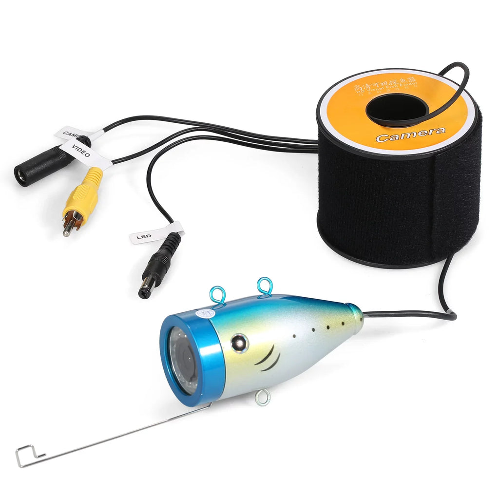 moobody Underwater Fishing Camera Fish Finder with 12LEDs 7Inch/9Inch LCD Display 15M/30M/50M Cable IP68 Waterproof for Sea Lake ship Ice Fishing