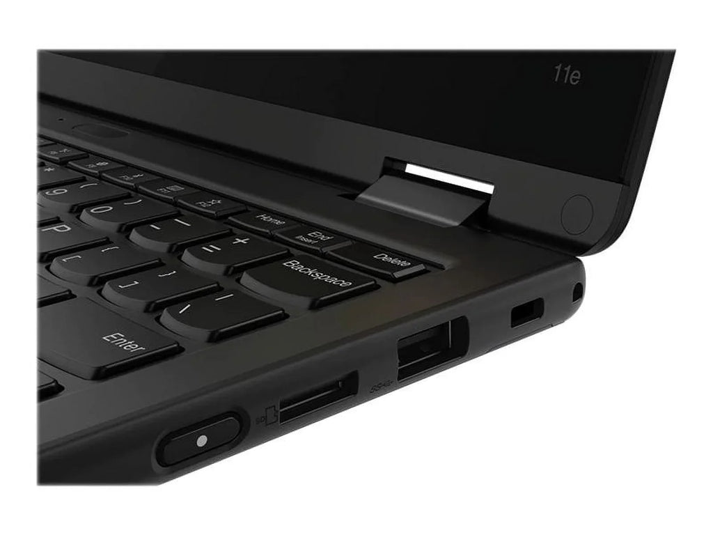 ThinkPad 11e Yoga Gen 6 20SF - Flip design -  Core m3 8100Y / 1.1 GHz - Win 10 Pro 64-bit - UHD Graphics 615 - 4 GB RAM - 256 GB SSD NVMe - 11.6" IPS touchscreen 1366 x 768 (HD) - Wi-Fi 5 - black - kbd: US