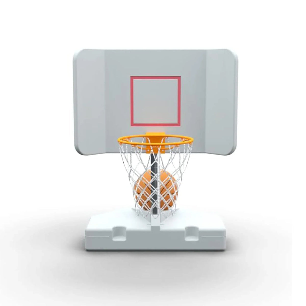 Pool Shot Wing It Freestanding Basketball Hoop, White. Good Ideas 15 in