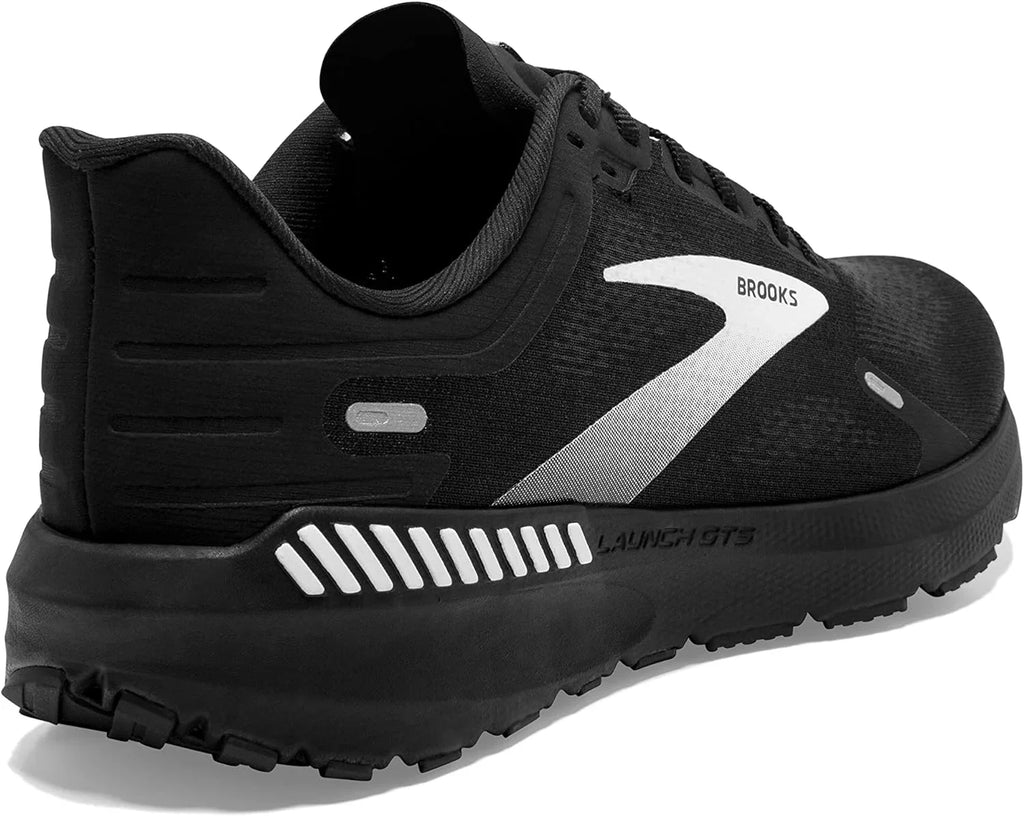 Brooks Men s Launch GTS 9 Supportive Running Shoe 10 Black/White