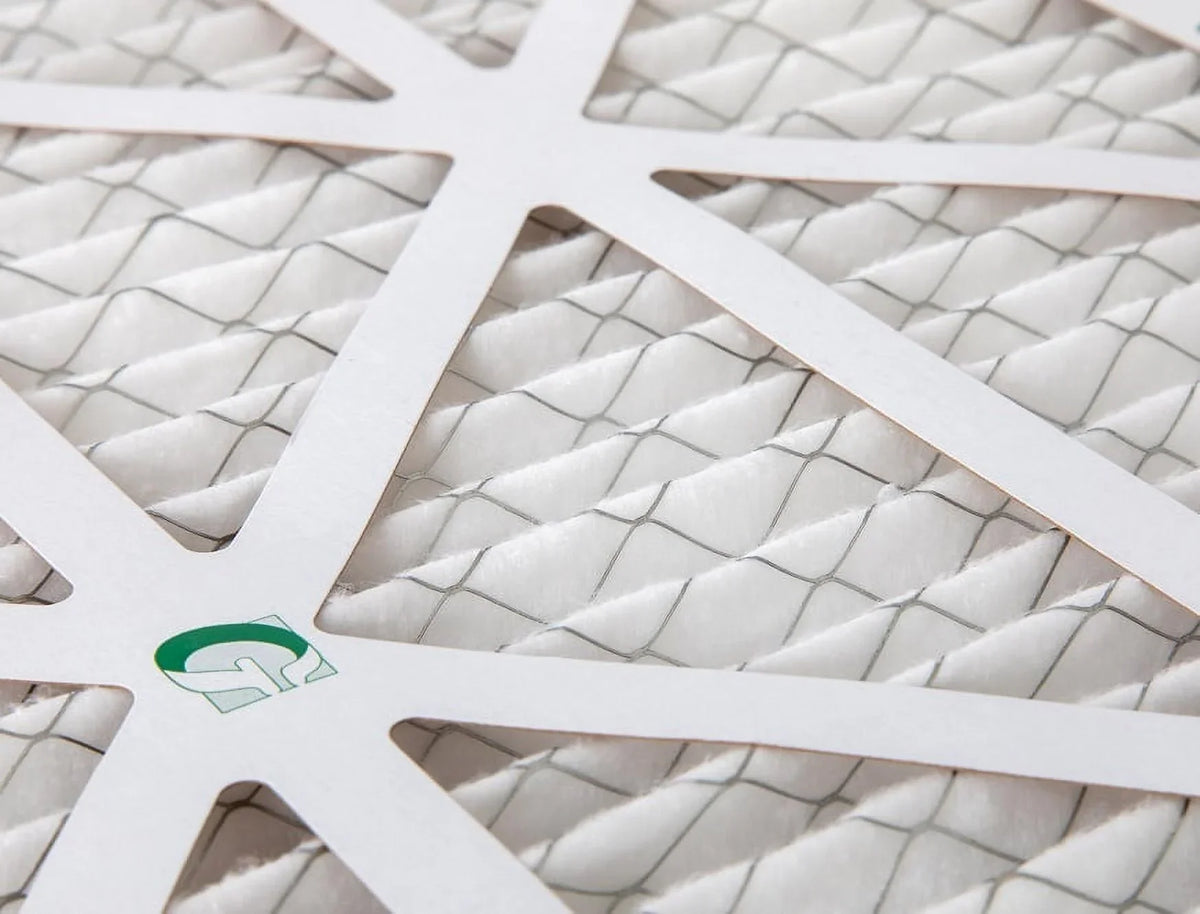 Actual Size: 11-1/2 x 11-1/2 x 7/8. 12 Pack of 12x12x1 MERV 13 Pleated Air Filters by Glasfloss
