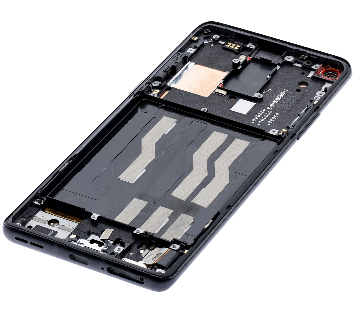 Replacement OLED Assembly With Frame appropriate For OnePlus 8 / 5G (Non-Verizon 5G UW Frame) (Refurbished) (Onyx Black)