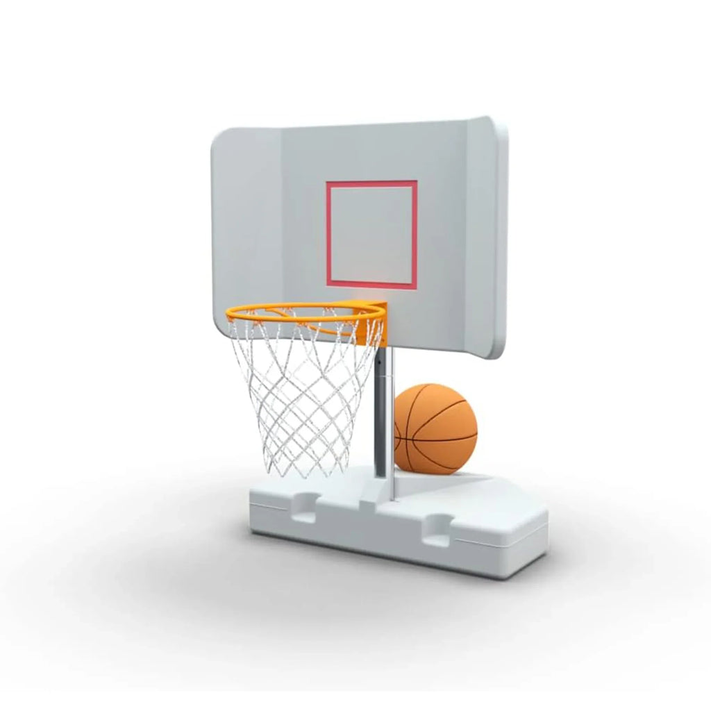 Pool Shot Wing It Freestanding Basketball Hoop, White. Good Ideas 15 in