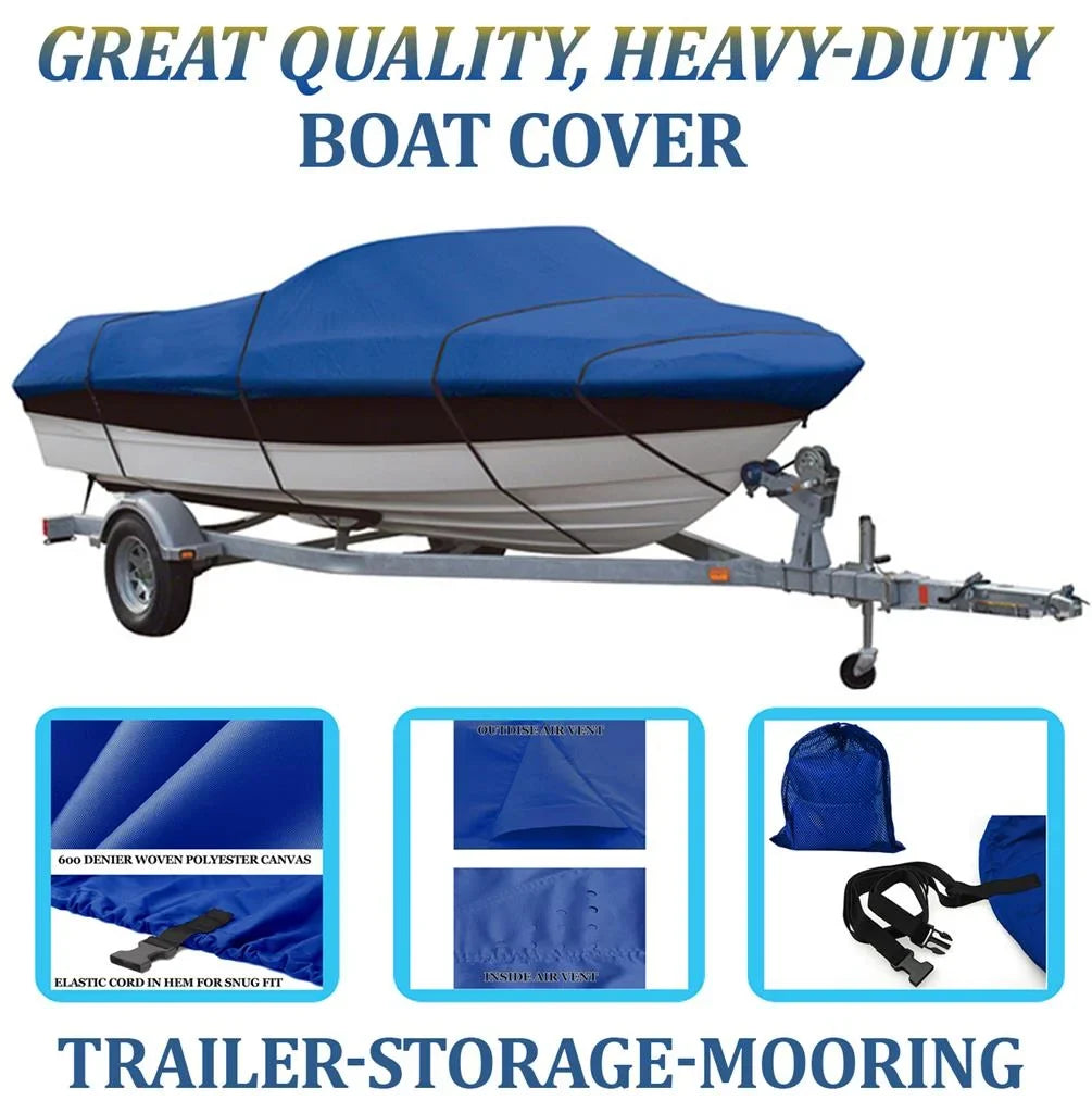 BLUE, top-notch high-grade craft protector suitable for Sea Ray 230 Select 1996 - 2005 2006 2007 2008 2009 2010 2011 2012