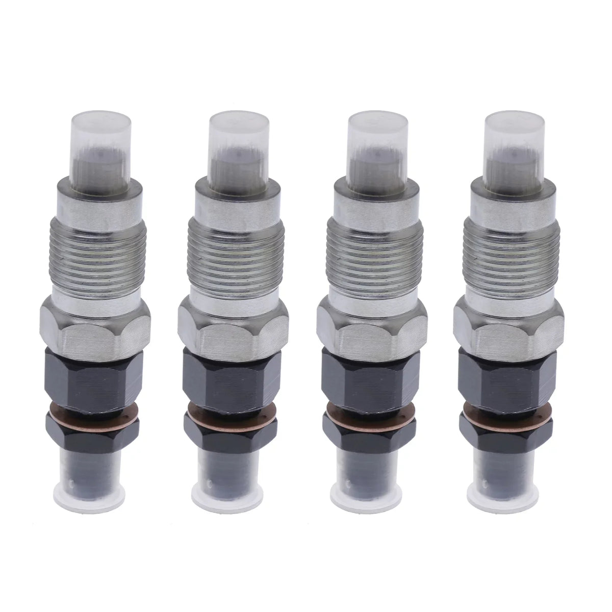 EHEparts 4Pcs Fuel Injectors 1C010-53900 for Kubota V3300 V3600 Engine M6800S M8200 M9000