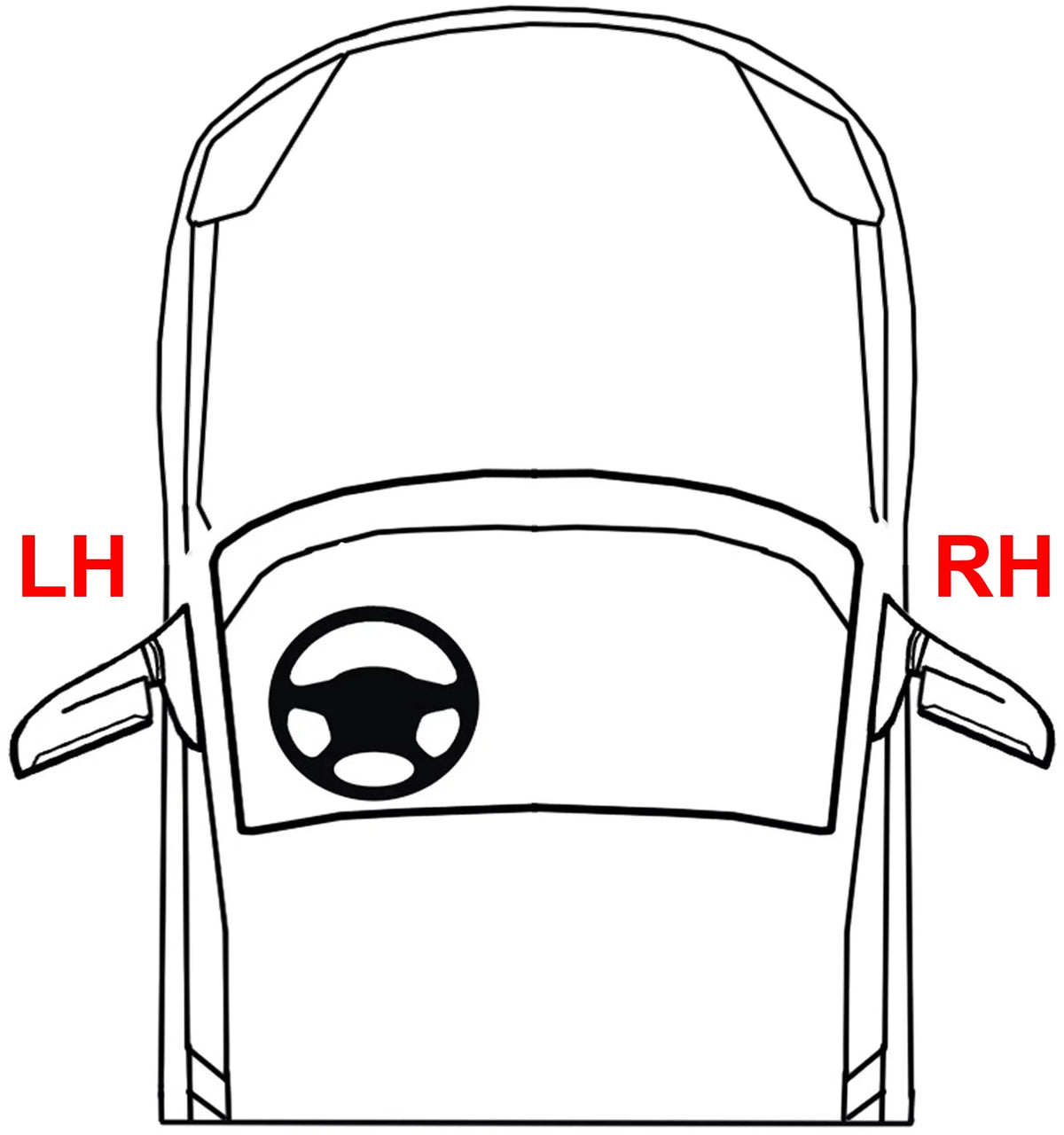Mirror suitable With 2007-2012 Nissan Sentra Right Passenger Side Paintable Kool-Vue