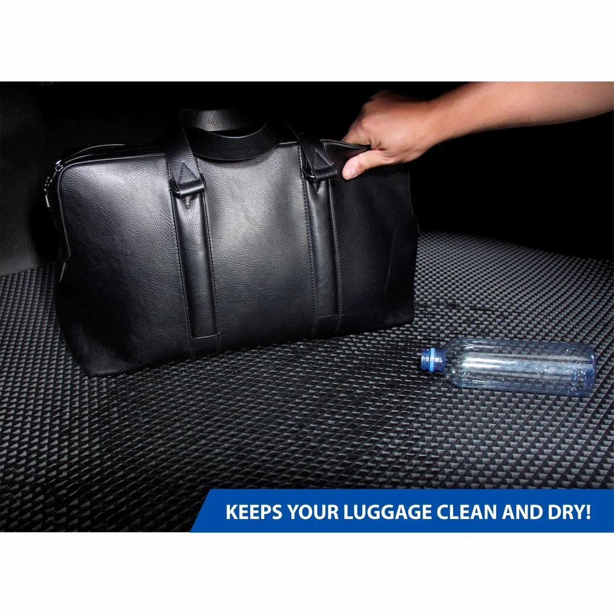 Goodyear Custom Fit Cargo Mat Liner for Nissan Murano 2015-2024 - Heavy Duty Trunk Liner, Dimond Shape,Luggage with Waterproof,Liquid & Dirt Trapping Technology - Anti-Slip Cargo Liner - GY004520