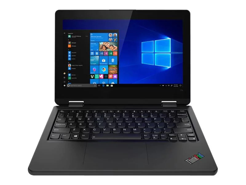 ThinkPad 11e Yoga Gen 6 20SF - Flip design -  Core m3 8100Y / 1.1 GHz - Win 10 Pro 64-bit - UHD Graphics 615 - 4 GB RAM - 256 GB SSD NVMe - 11.6" IPS touchscreen 1366 x 768 (HD) - Wi-Fi 5 - black - kbd: US