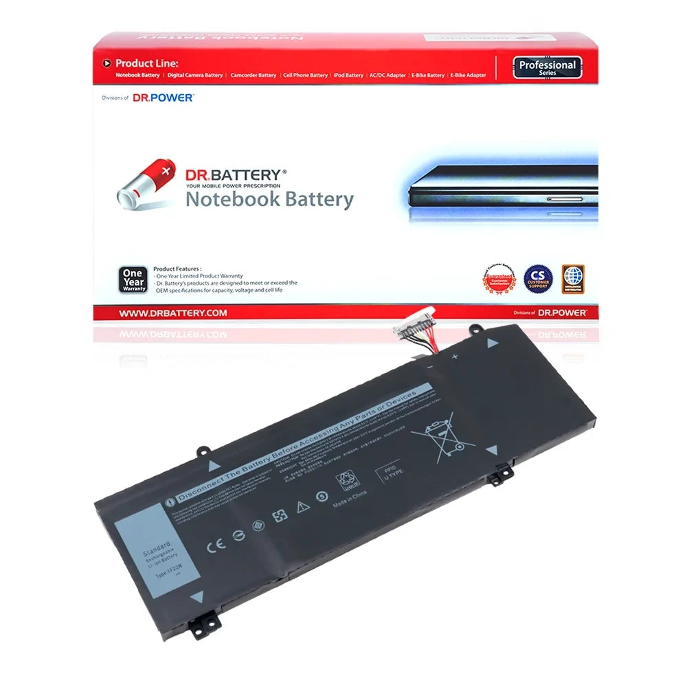 BATTERY - Replacement for  G7 15 7790-D1765B / 7590 / 17 7790 / 06YV0V / 0JJPFK / 1F22N / XRGXX. DR