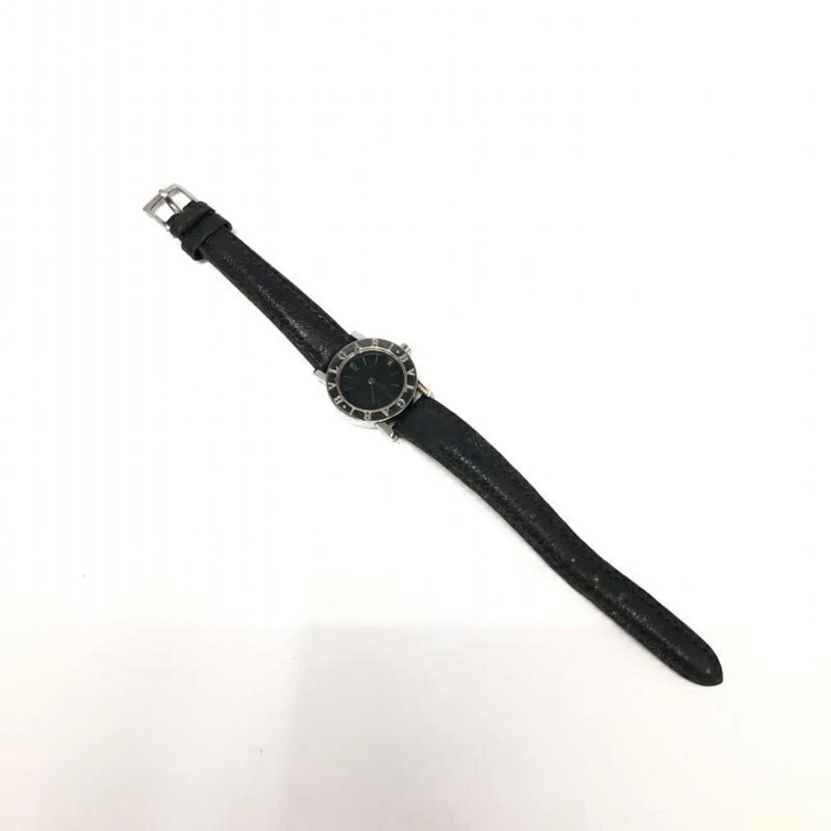 Pre-Owned BVLGARI BB23SLD quartz watch black (Good)