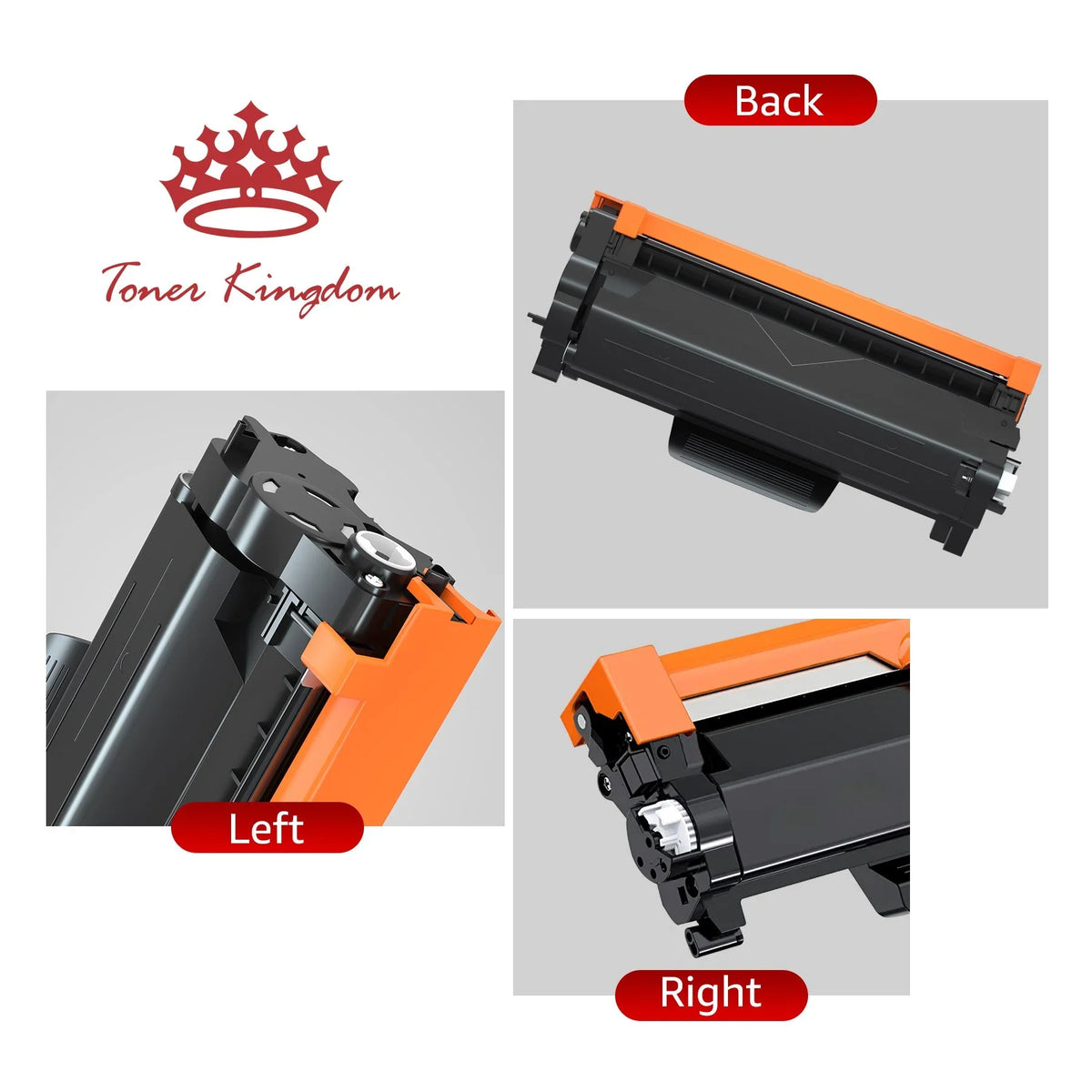 [4x Toner + 1x Drum]matching Toner&Drum Cartridge Replacement TN-850 DR-820 | Use with MFC-L5900DW HL-L6200DW HL-L6200DWT MFC-L5900DW MFC-L5800DW DCP-L5500DN Printers, black