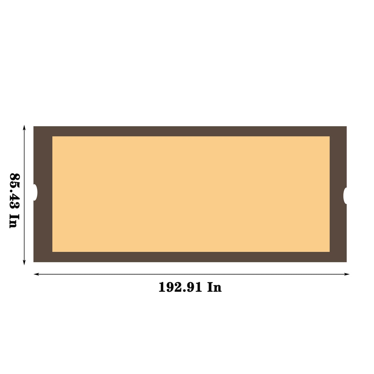 Universal Canopy protector Replacement for 12x9 Ft Curved Outdoor Pergola Structure